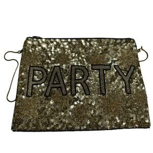 From St Xavier Sequin Beaded Party Purse Crossbody